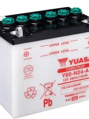 Batterie YUASA Y60-N24-A (DC) offen ohne Säure Preis Gesenkt