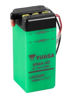 Sichere Zahlung Batterie YUASA 6N4A-4D (DC) offen ohne Säure