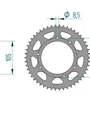 Kettenrad C50-Stahl Must-Have