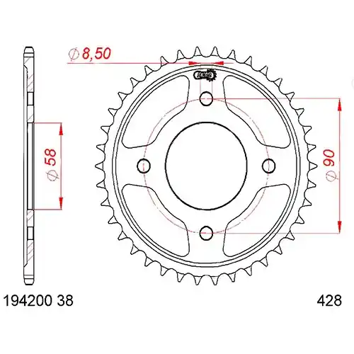 Kettenrad Stahl Saisonangebot